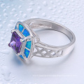nouvelle arrivée 2018 ladies fantaisie accessoires opale mystique anneau
